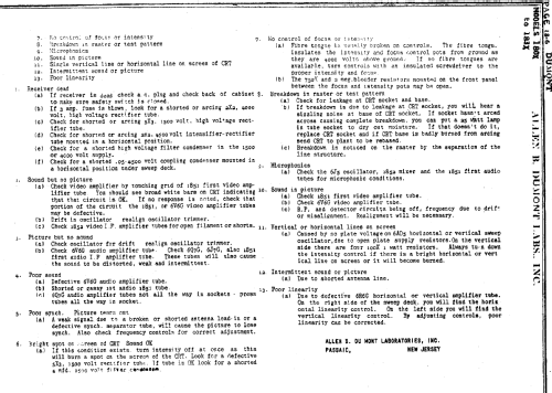 182X; DuMont Labs, Allen B (ID = 690297) Radio