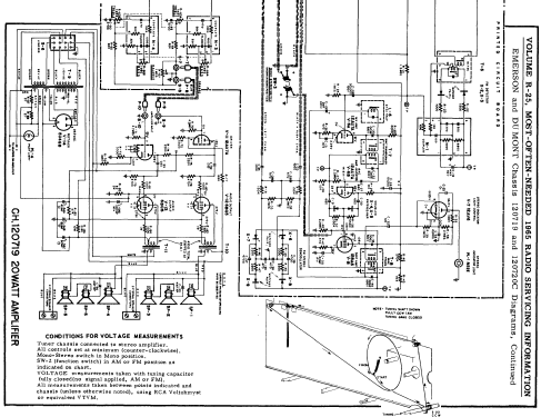 524 Ch= 120719 + 120720C; DuMont Labs, Allen B (ID = 188449) Radio