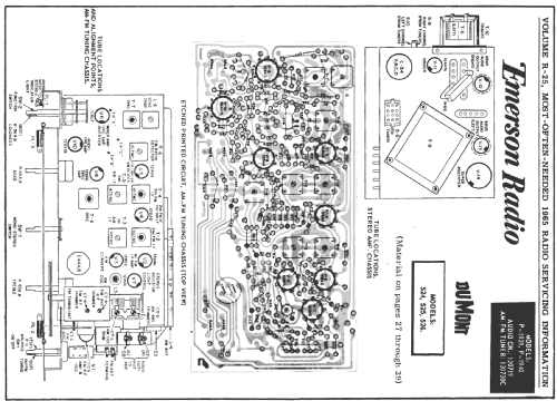 524 Ch= 120719 + 120720C; DuMont Labs, Allen B (ID = 188450) Radio