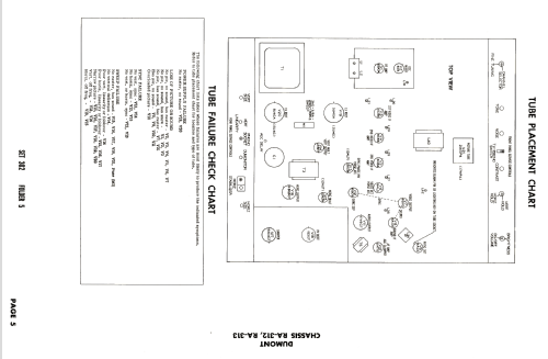 Baylor Ch= RA-313; DuMont Labs, Allen B (ID = 2691738) Television