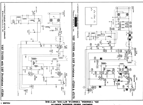 Bradford Ch= 120600A Ch=120601A; DuMont Labs, Allen B (ID = 526371) Television