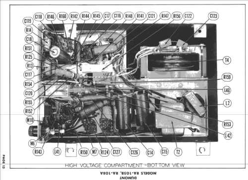 Bradford RA-108A; DuMont Labs, Allen B (ID = 730423) Televisore