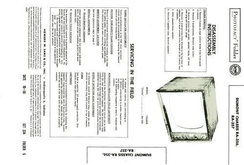 Cambridge Ch= RA-356; DuMont Labs, Allen B (ID = 1943137) Television