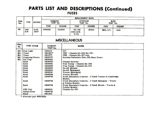 Cambridge Ch= RA-357; DuMont Labs, Allen B (ID = 1943362) Fernseh-E