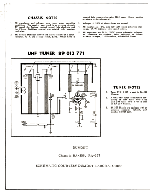 Cambridge Ch= RA-357; DuMont Labs, Allen B (ID = 2774714) Fernseh-E