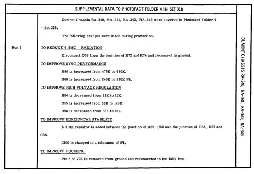 Ch= RA - 343; DuMont Labs, Allen B (ID = 1874284) Television