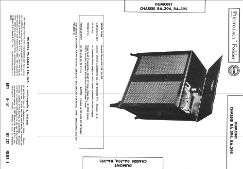 Ch= RA-394; DuMont Labs, Allen B (ID = 2441292) Ton-Bild