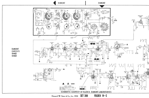 Ch= RA-402; DuMont Labs, Allen B (ID = 2536578) Television