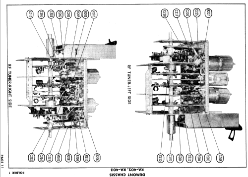 Ch= RA-402; DuMont Labs, Allen B (ID = 848095) Television