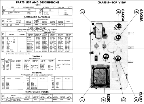 Chassis RA-505; DuMont Labs, Allen B (ID = 548793) R-Player