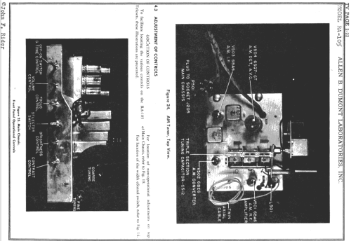 Colony RA-105; DuMont Labs, Allen B (ID = 729619) Televisión