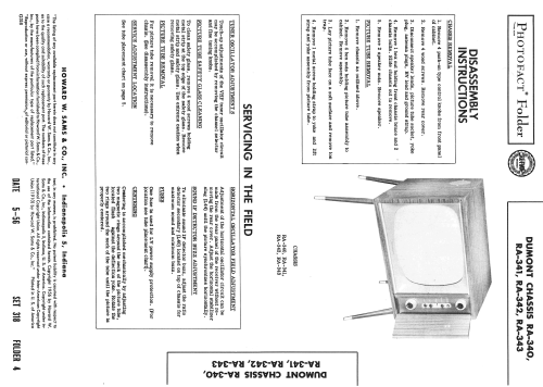 Conover Ch= RA-341; DuMont Labs, Allen B (ID = 2227786) Television