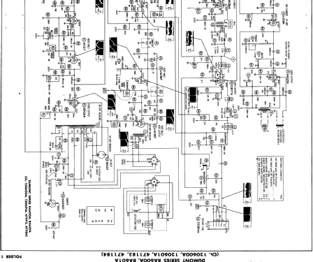 DeVille Ch= 120600A Ch=120601A; DuMont Labs, Allen B (ID = 526379) Fernseh-E