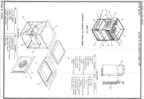 Devonshire RA-101A; DuMont Labs, Allen B (ID = 729174) TV Radio