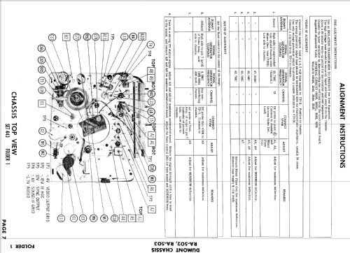 Fairfield 21 Ch= RA-503; DuMont Labs, Allen B (ID = 887912) Television