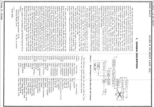 Meadowbrook RA-103; DuMont Labs, Allen B (ID = 722330) TV Radio