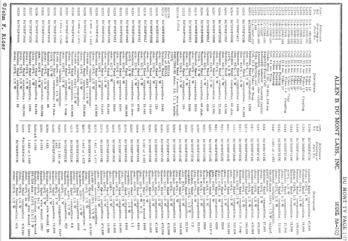 Meadowbrook RA-103; DuMont Labs, Allen B (ID = 722349) TV Radio