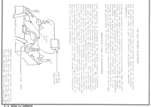 Mt. Vernon RA-112-A3; DuMont Labs, Allen B (ID = 739274) TV Radio