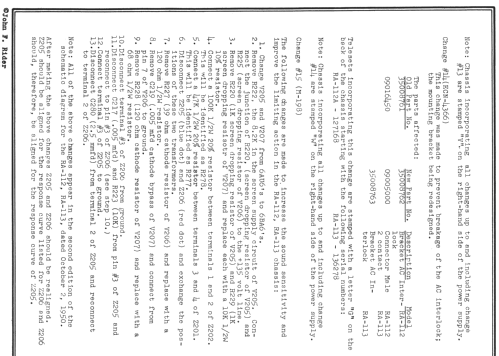 Mt. Vernon RA-112-A6; DuMont Labs, Allen B (ID = 739435) TV Radio