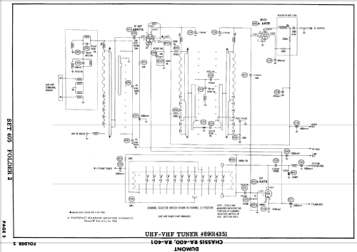 Newport '24' Ch= RA-400; DuMont Labs, Allen B (ID = 942927) Television