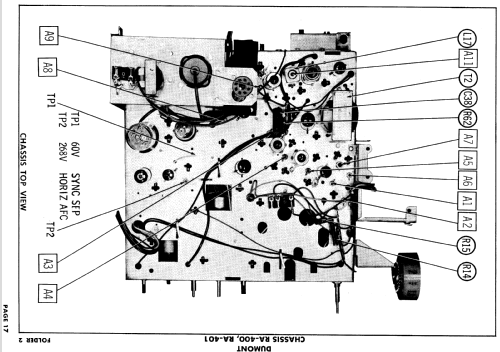 Newport '24' Ch= RA-400; DuMont Labs, Allen B (ID = 942939) Television