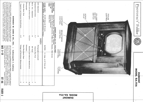 Putnam RA-111-A1; DuMont Labs, Allen B (ID = 733440) TV-Radio