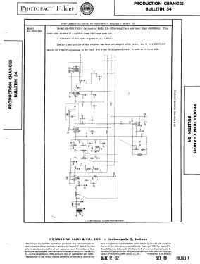 RA-109FAS; DuMont Labs, Allen B (ID = 3123422) Television