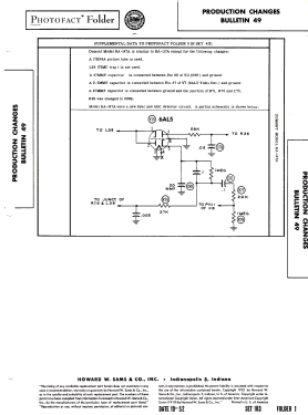 RA-147A; DuMont Labs, Allen B (ID = 3099635) Television