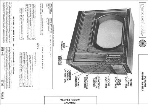 Royal Sovereign RA-119A; DuMont Labs, Allen B (ID = 730937) TV Radio