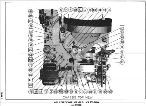 Rumson RA-103D; DuMont Labs, Allen B (ID = 725413) TV Radio