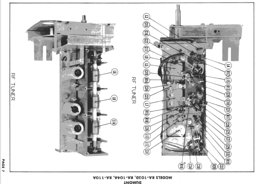 Rumson RA-103D; DuMont Labs, Allen B (ID = 725417) TV Radio