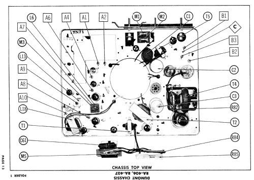 Sportsman 17 Ch= RA-407; DuMont Labs, Allen B (ID = 798940) Television