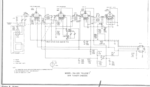 Stratford RA-105; DuMont Labs, Allen B (ID = 729597) Television