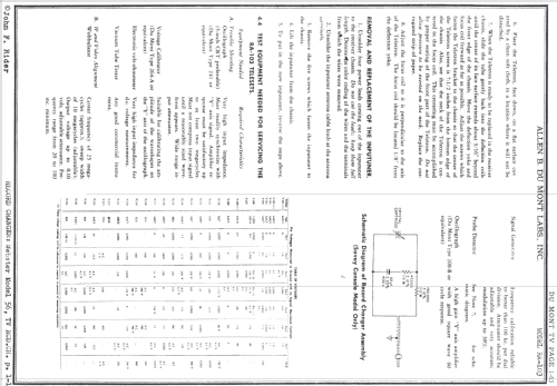 Sutton RA-103; DuMont Labs, Allen B (ID = 736362) TV Radio