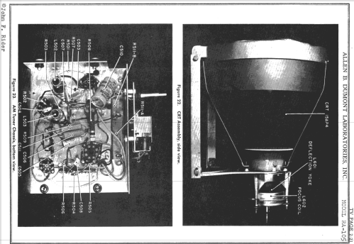 Westbury RA-105; DuMont Labs, Allen B (ID = 729678) Television