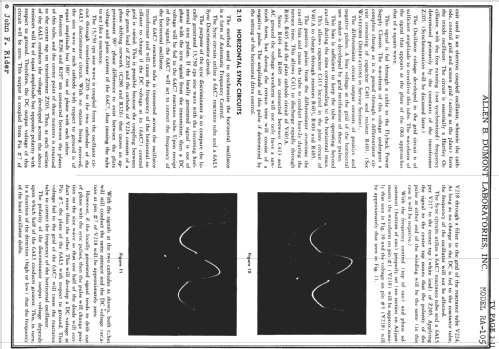 Whitehall RA-105; DuMont Labs, Allen B (ID = 729722) Television