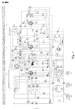 U304 Radio Dux Radio AB; Stockholm, build 1949 ?, 8 schematics ...