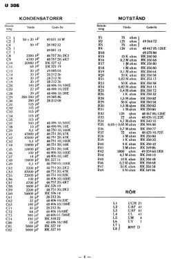 U306; Dux Radio AB; (ID = 2736484) Radio