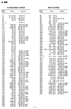 U309; Dux Radio AB; (ID = 2736695) Radio