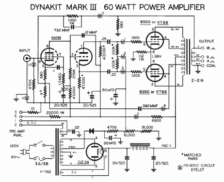 Dynakit Mark III ; Dyna Co. Dynaco; (ID = 1631794) Ampl/Mixer