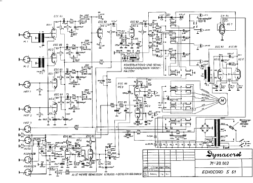 Echocord Super S 61; Dynacord W. (ID = 33072) Ampl/Mixer