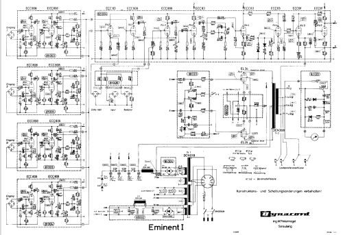 Eminent I ; Dynacord W. (ID = 645334) Ampl/Mixer