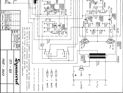 Hall Jazz ; Dynacord W. (ID = 1295571) Ampl/Mixer