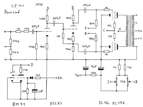 LE120; Dynacord W. (ID = 1207416) Ampl/Mixer