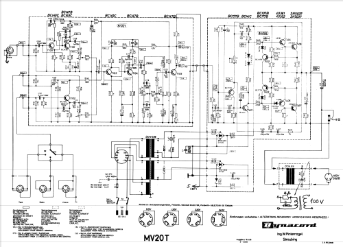 MV20T; Dynacord W. (ID = 824330) Ampl/Mixer