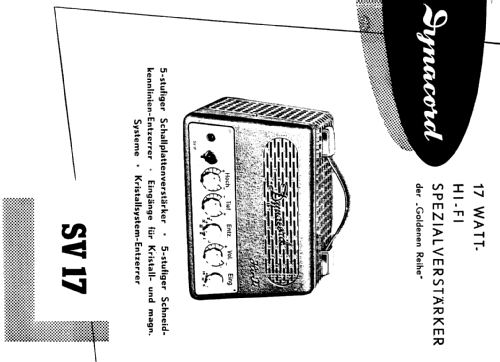 SV17; Dynacord W. (ID = 273871) Ampl/Mixer