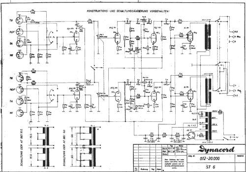 ST6; Dynacord W. (ID = 2980614) Ampl/Mixer