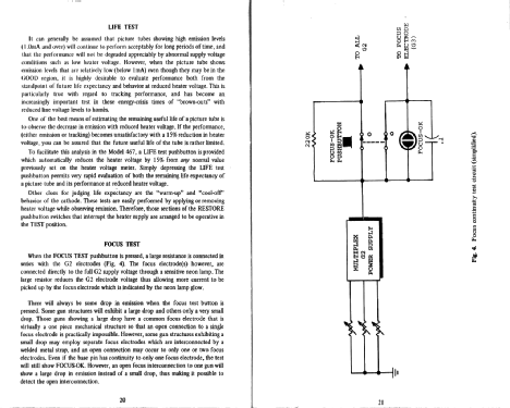 CRT Restorer/Analyzer 467; B&K Precision, (ID = 1456302) Ausrüstung