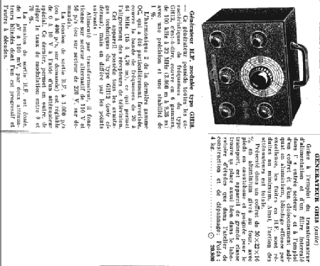 Generateur HF Module GH18; ENB E.N.B., (ID = 269595) Equipment