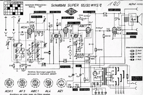 65/50WKS II ; EAK, Elektro- (ID = 533454) Radio